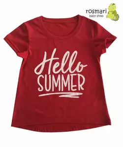 Футболка красная лето Футболка красная лето