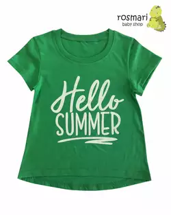 Футболка зелёная лето Футболка зелёная лето